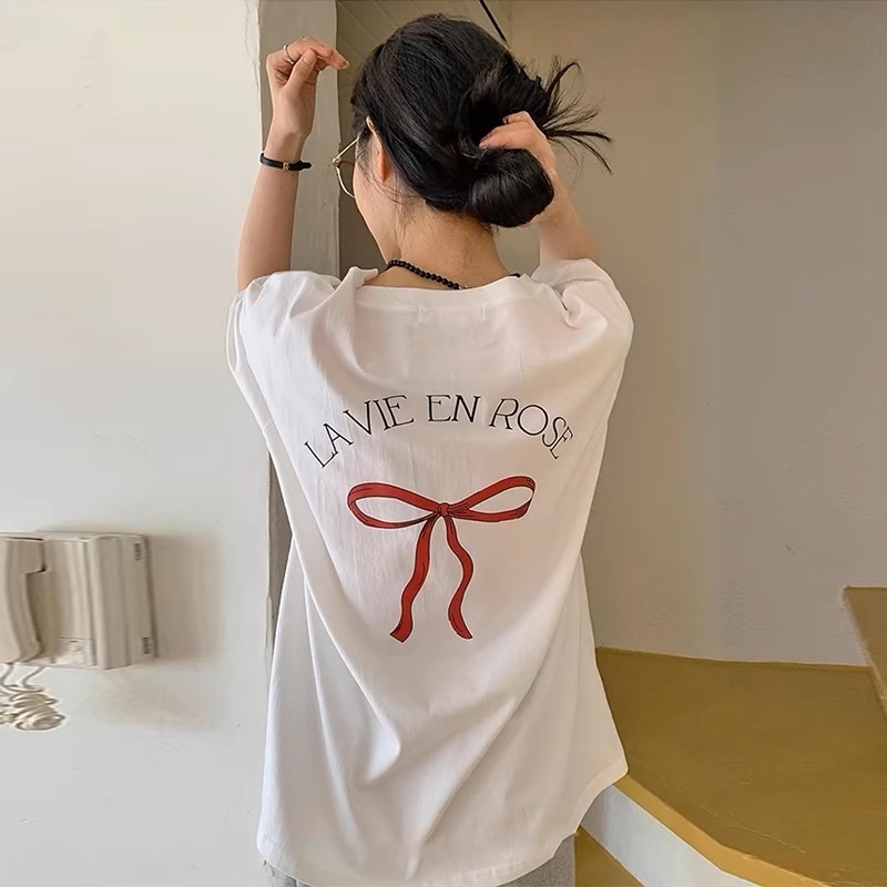 88520 前後蝴蝶結短袖