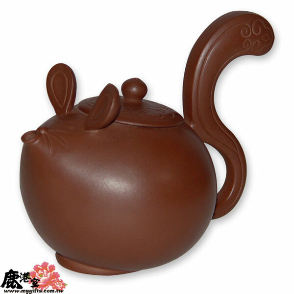 意象十二生肖【黃金鼠】 紫砂泥