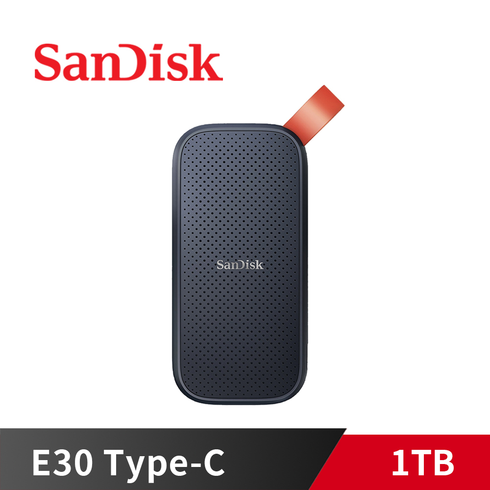 SanDisk E30 1TB 行動固態硬碟 Type-C/USB3.2 Gen2 (G26)