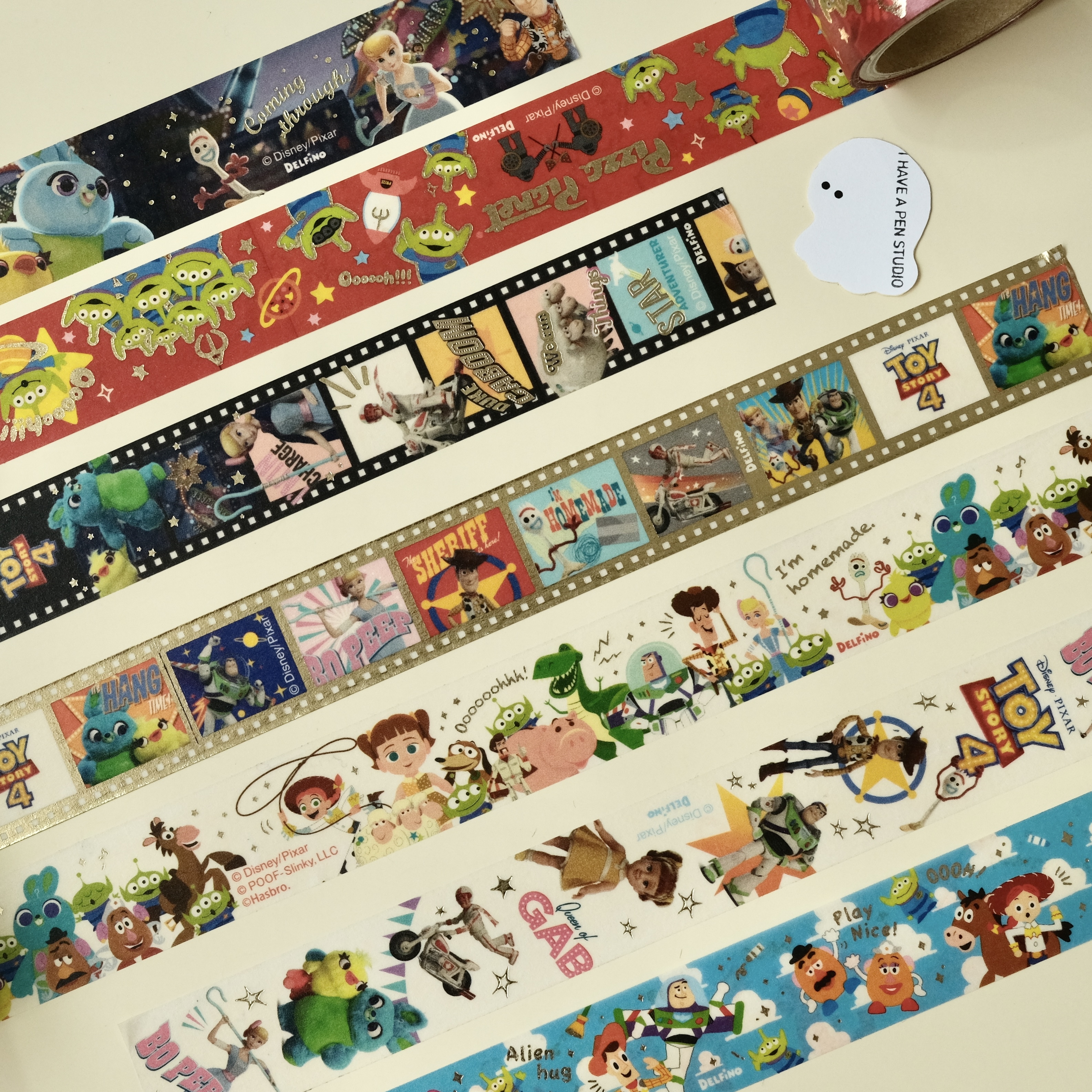 玩具總動員 迪士尼樂園限定 單捲入 紙膠帶｜DELFINO 日本