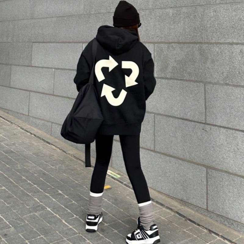 【代購】三生萬物長袖 循環標誌 帽T