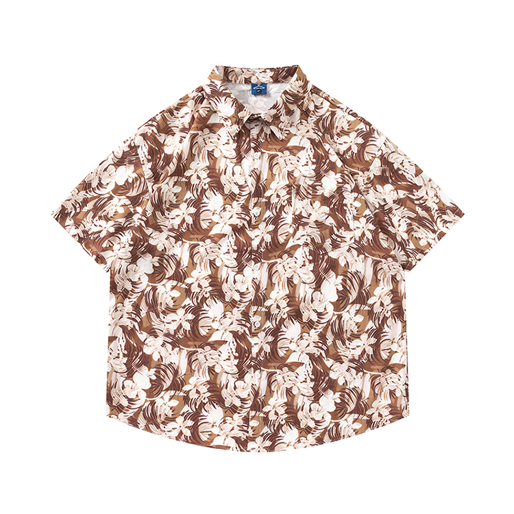 花襯衫 美拉德 vintage