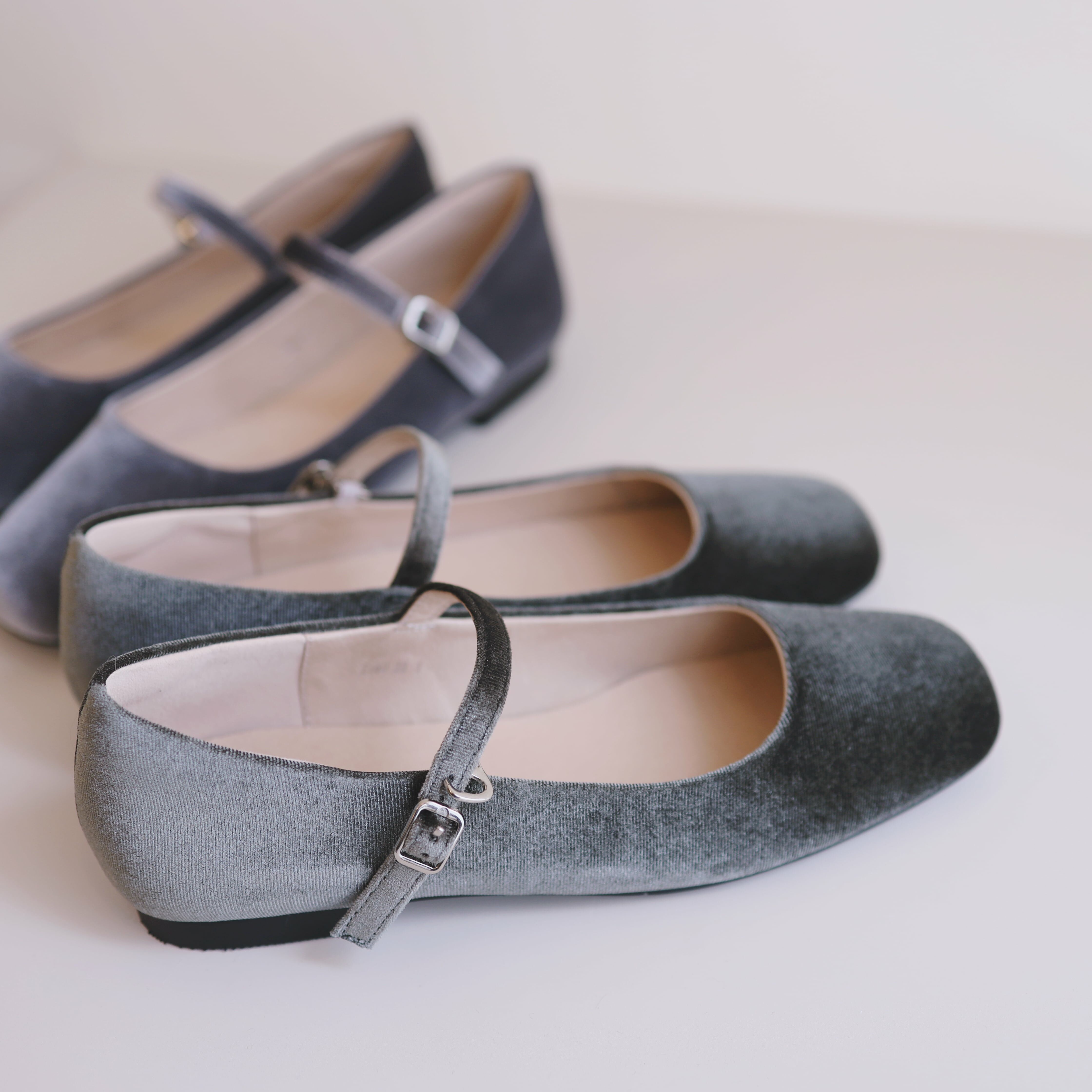 (預訂) SS2160 Inaya Velvet Mary-jane