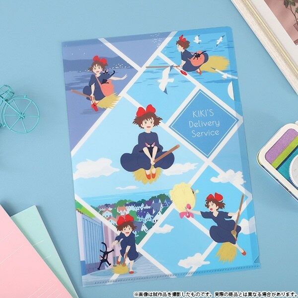 A4透明文件夾 魔女宅急便 空中飛翔的琪琪