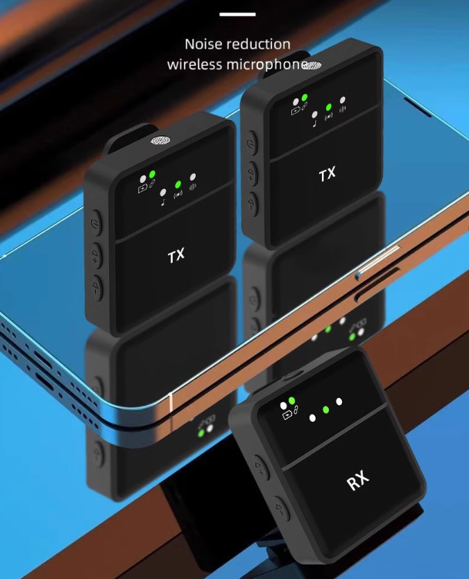 怡順禾無線直播領夾咪 (旗艦版一拖一, 蘋果+Type C, 0.2kg)