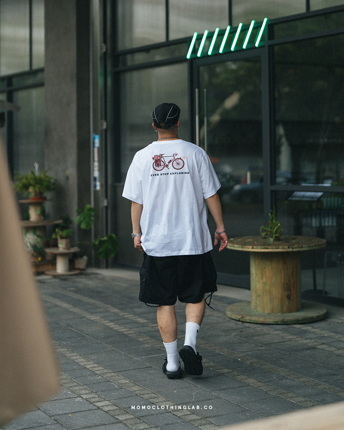 The North Face U CBK TEE 單車標語短Tee NF0A89U8