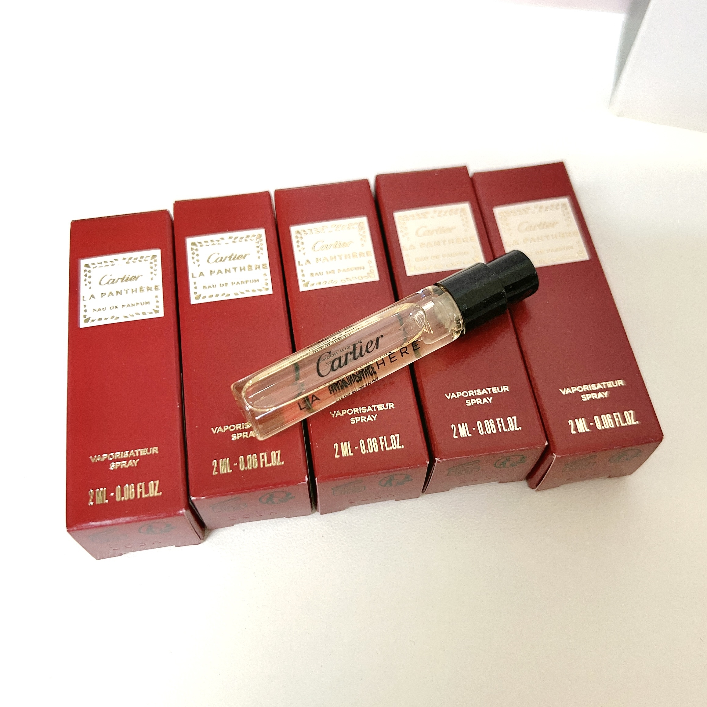 Cartier 獵豹濃香水/宣言淡香水 2ml/支（隨機4支）