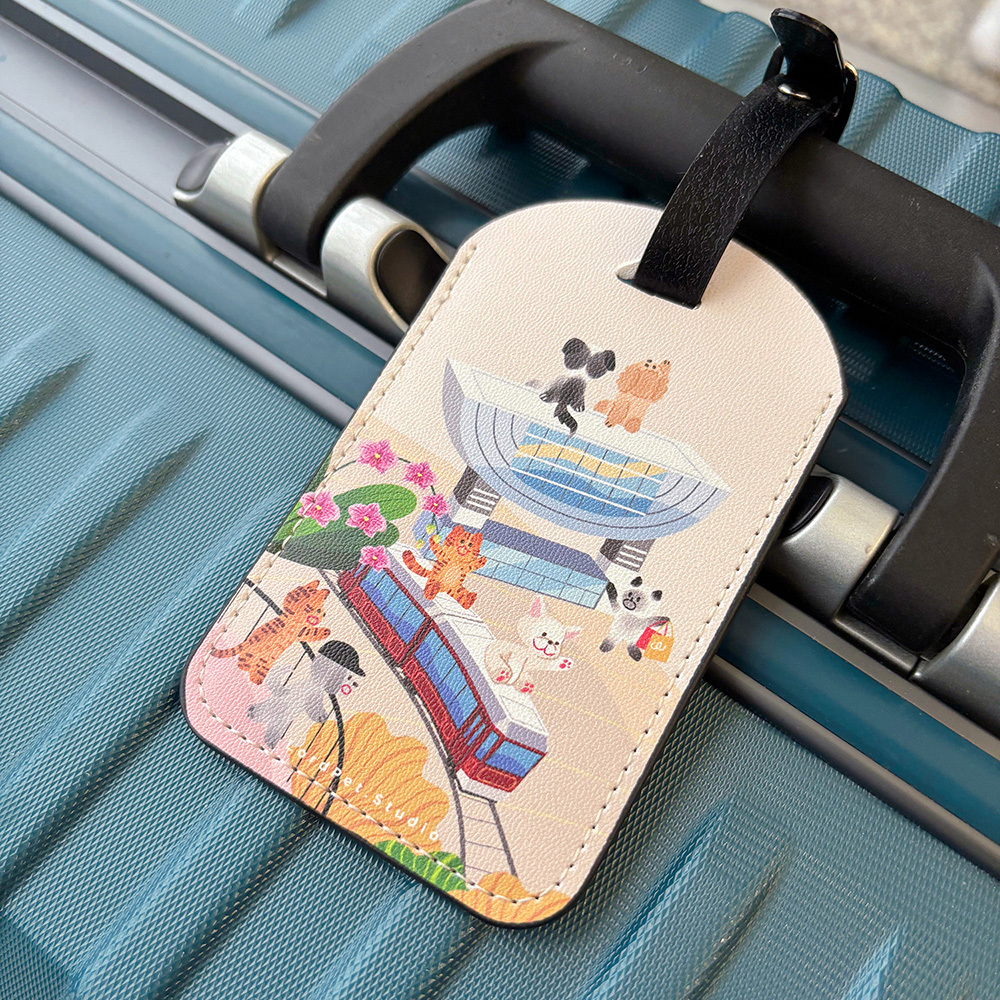 汪喵香港遊行李牌 / 中環 / 自家原創設計