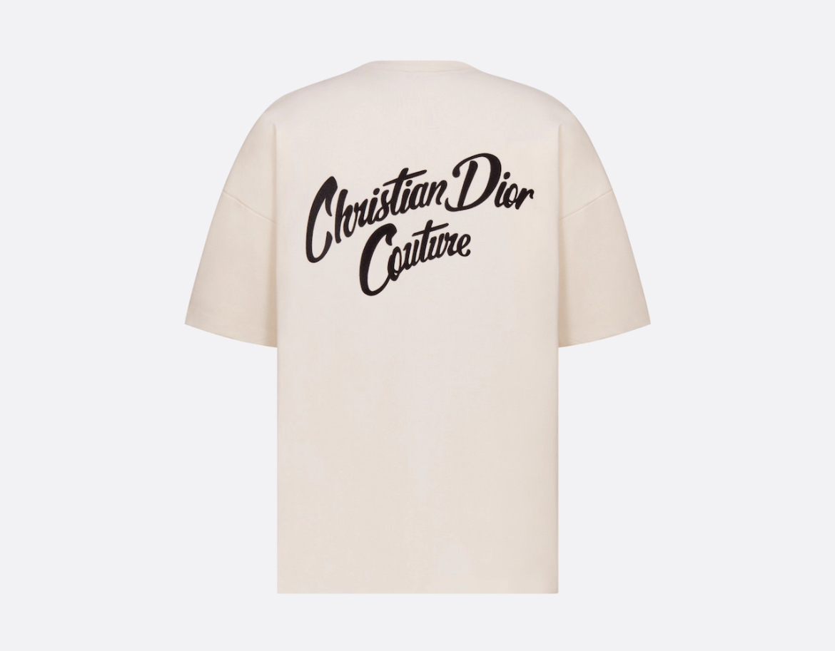 Dior printed cotton jersey silk T-shirt