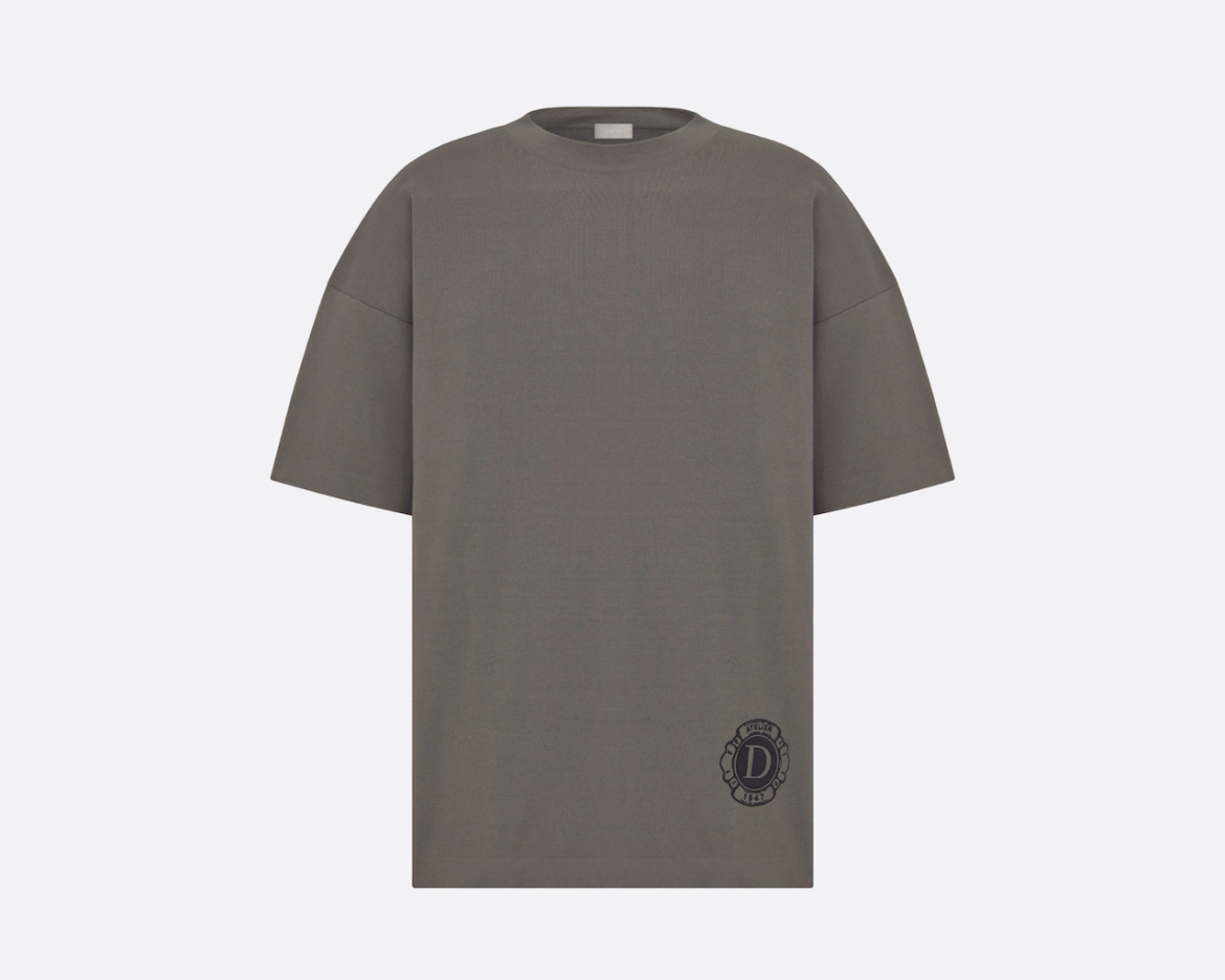 Dior printed cotton jersey silk T-shirt