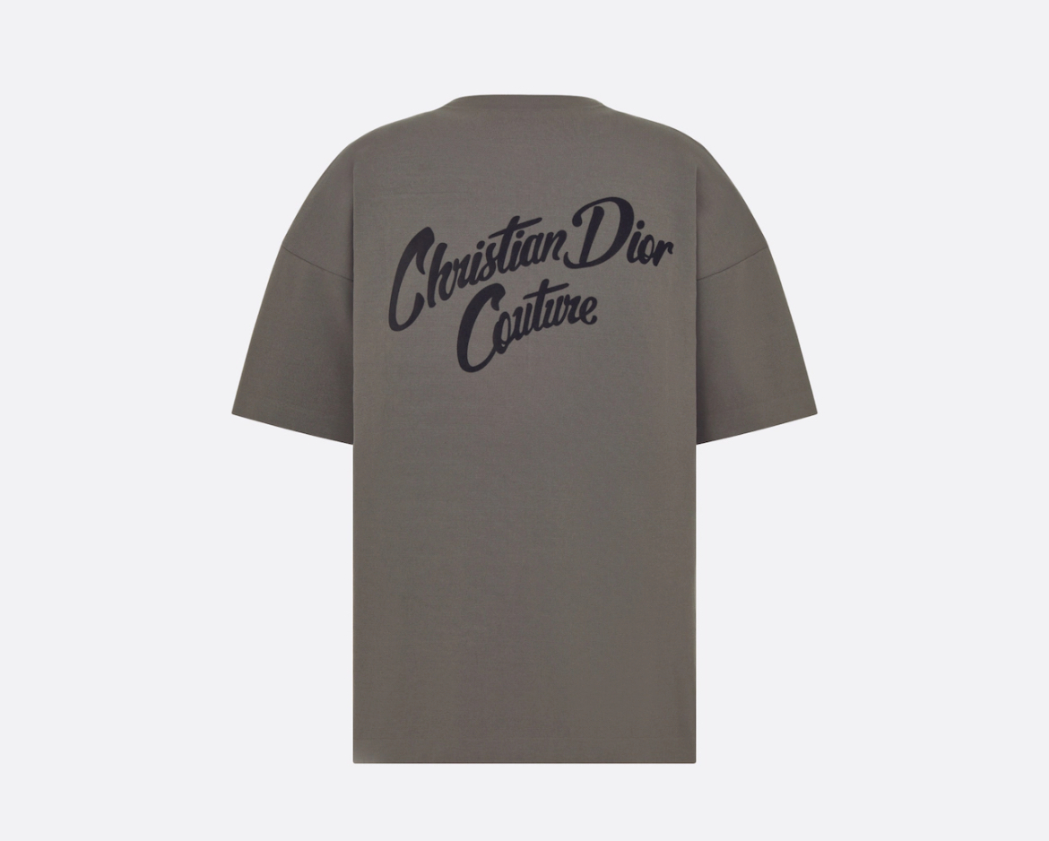 Dior printed cotton jersey silk T-shirt