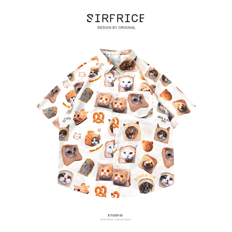 貓貓吐司 哈基咪 花襯衫