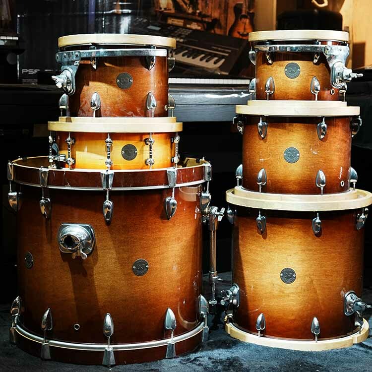 二手 DJ custom 6pcs 北美楓木 爵士鼓/套鼓(含架)