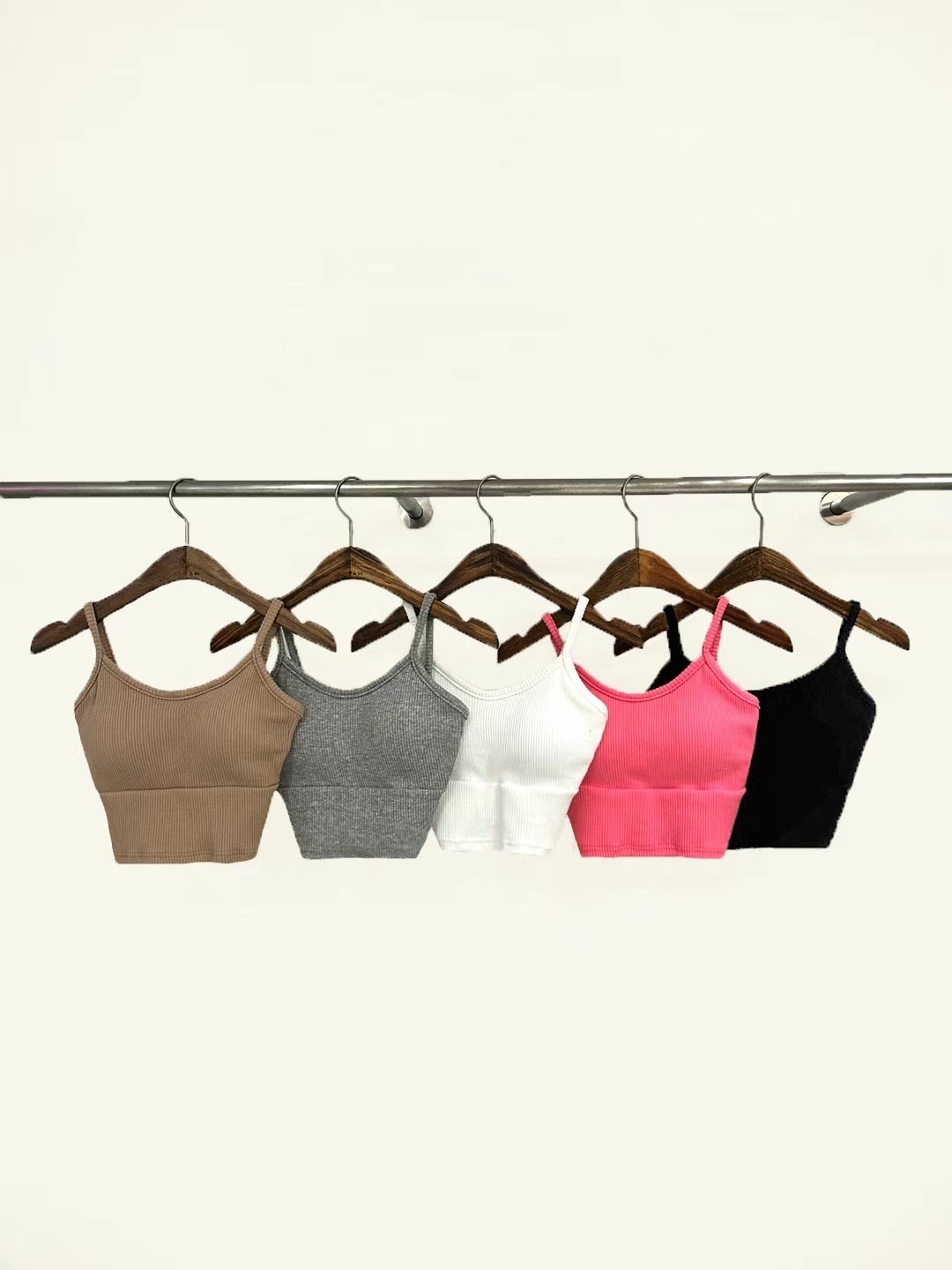 🇰🇷 螺紋坑條 Bra top