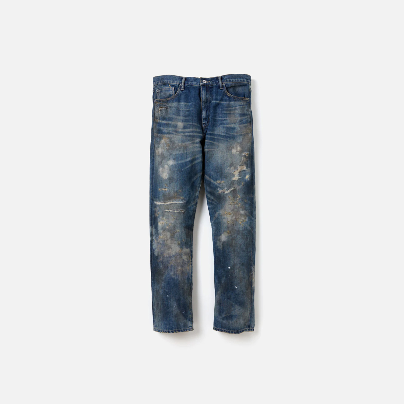 NEIGHBORHOOD SAVAGE DENIM DP MID PANTS 黑色/藍色