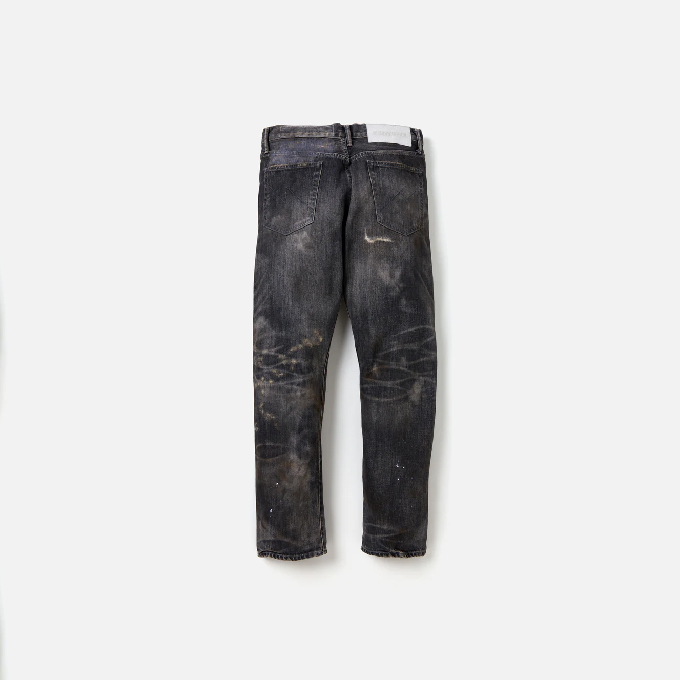 NEIGHBORHOOD SAVAGE DENIM DP MID PANTS 黑色/藍色-241XBNH-PT