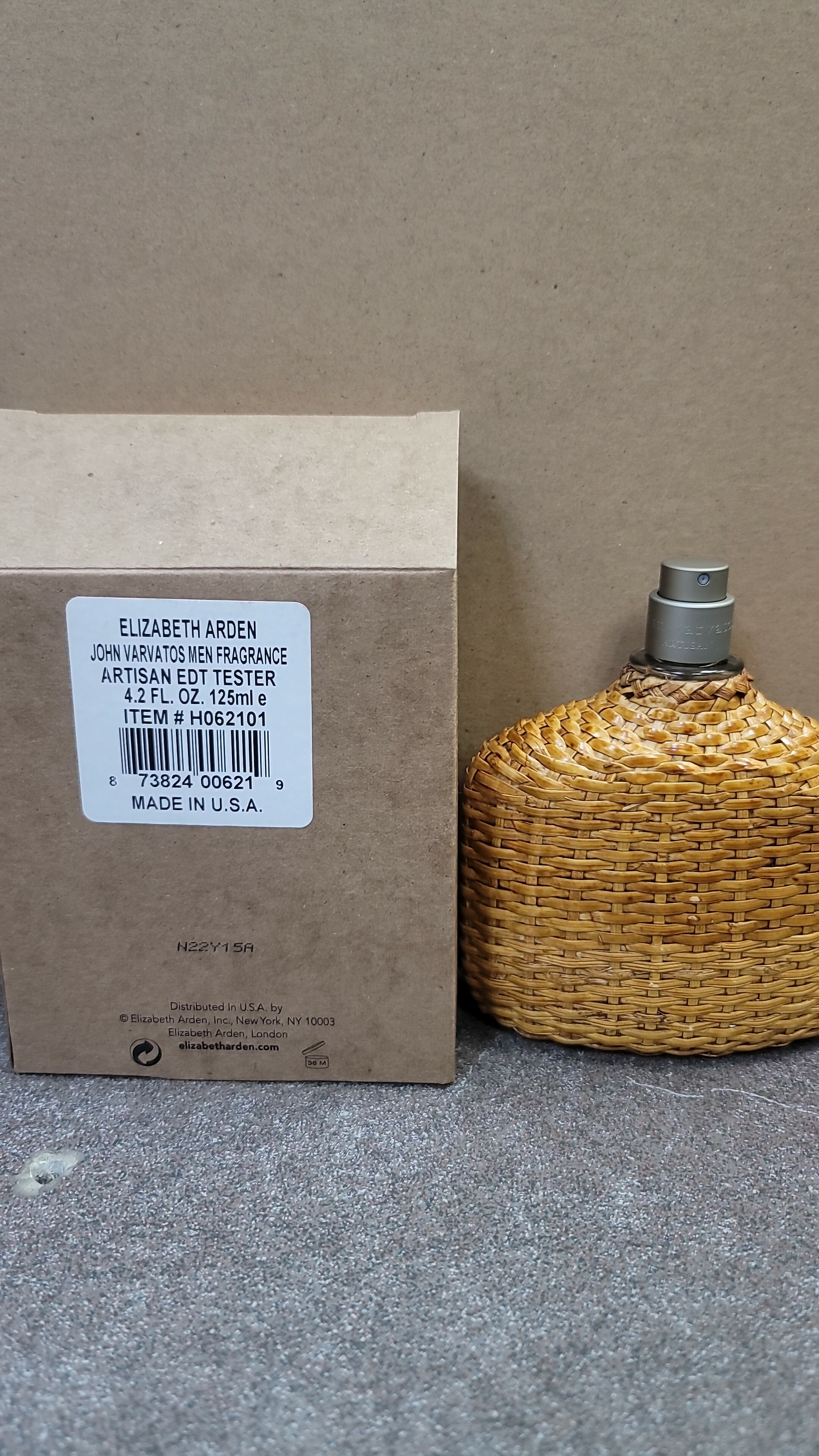 cc9942 22) John Varvatos Artisan EDT 125ml (Tester Pack Without Cap)