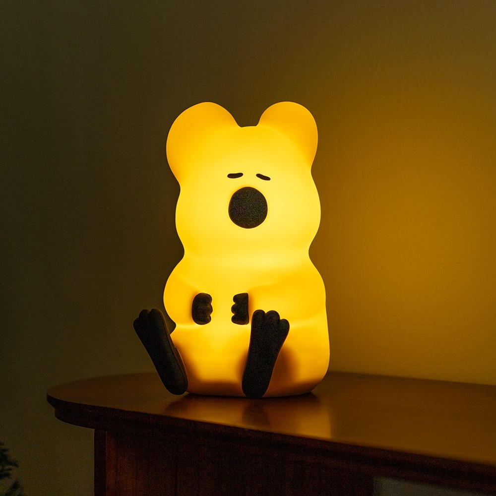 韓國代購｜DINOTAENG 短尾袋鼠家族 TOUCH THE QUOKKA 觸控 小夜燈 USB充電