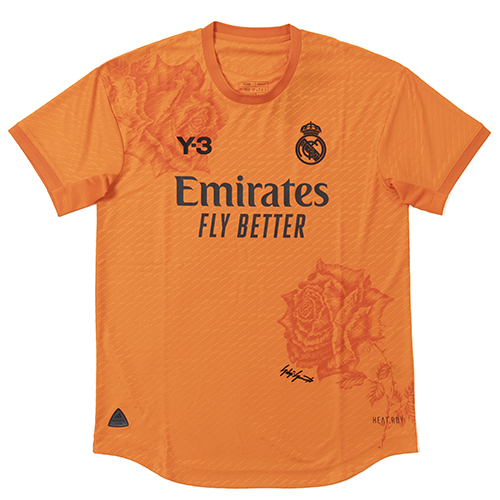 2023 Real Madrid x Y3 Authentic 4th Away Orange GK Shirt