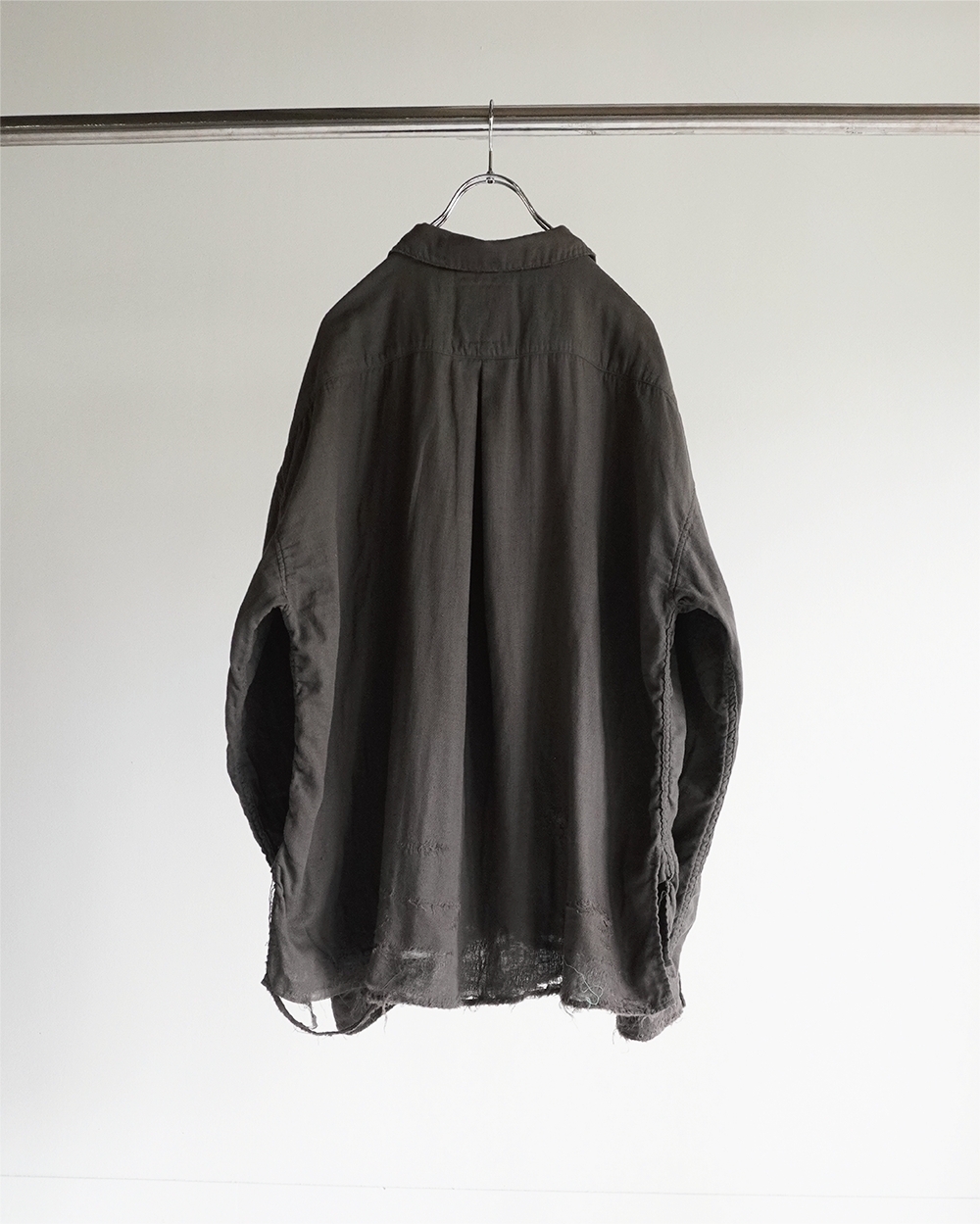 ANCELLM - DOUBLEGAUZE CRASH LS SHIRT / 2 COLORS ANCELLM - DOUBLEGAUZE CRASH LS SHIRT / 2 COLORS