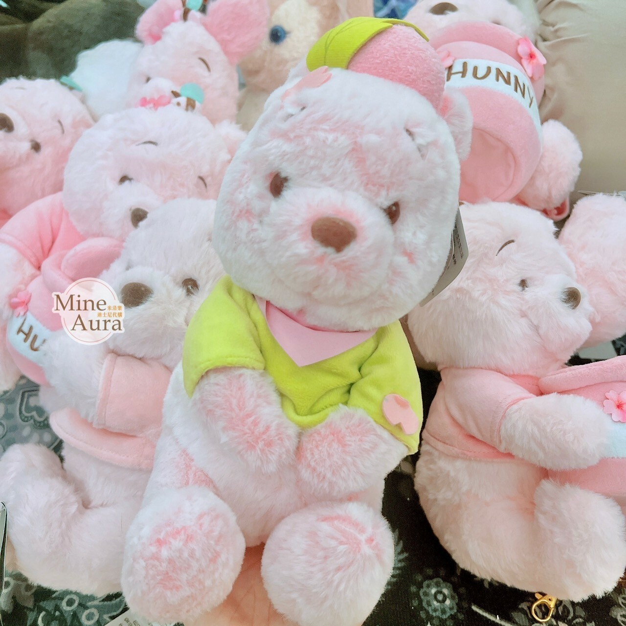 (特價現貨)小熊維尼 Winnie the Pooh 櫻花粉 娃娃 玩偶 -上海迪士尼商店
