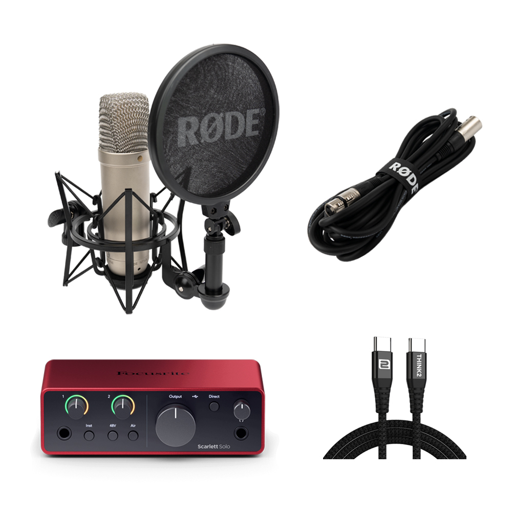 RODE NT1-A / Scarlett Solo 4th 套組