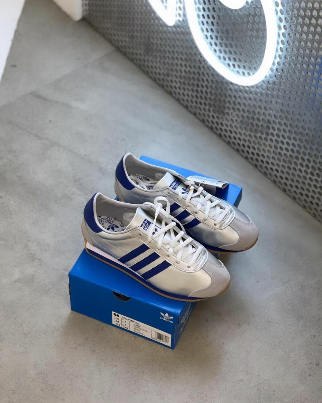 Adidas Originals Country OG 白銀藍 銀色 Y2K 復古鞋 IE4230