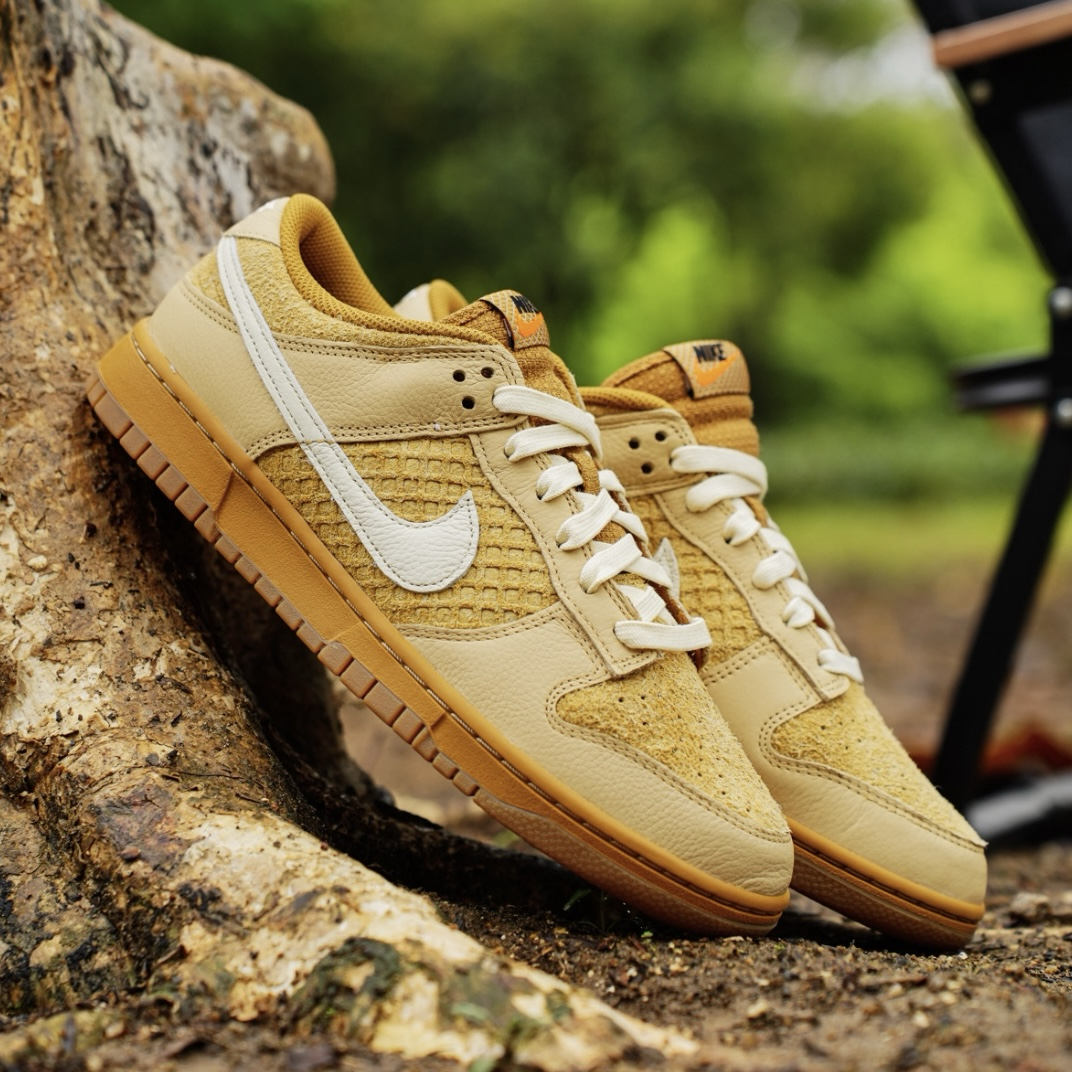 Nike Dunk Low Waffle 蜂蜜焦糖鬆餅 小麥棕色 麂皮 復古低筒休閒鞋