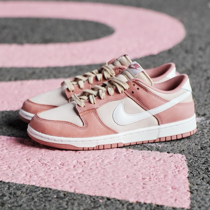 Nike Dunk Low PRM Red Stardust 粉色星塵 粉米白 玫瑰粉 男女同款