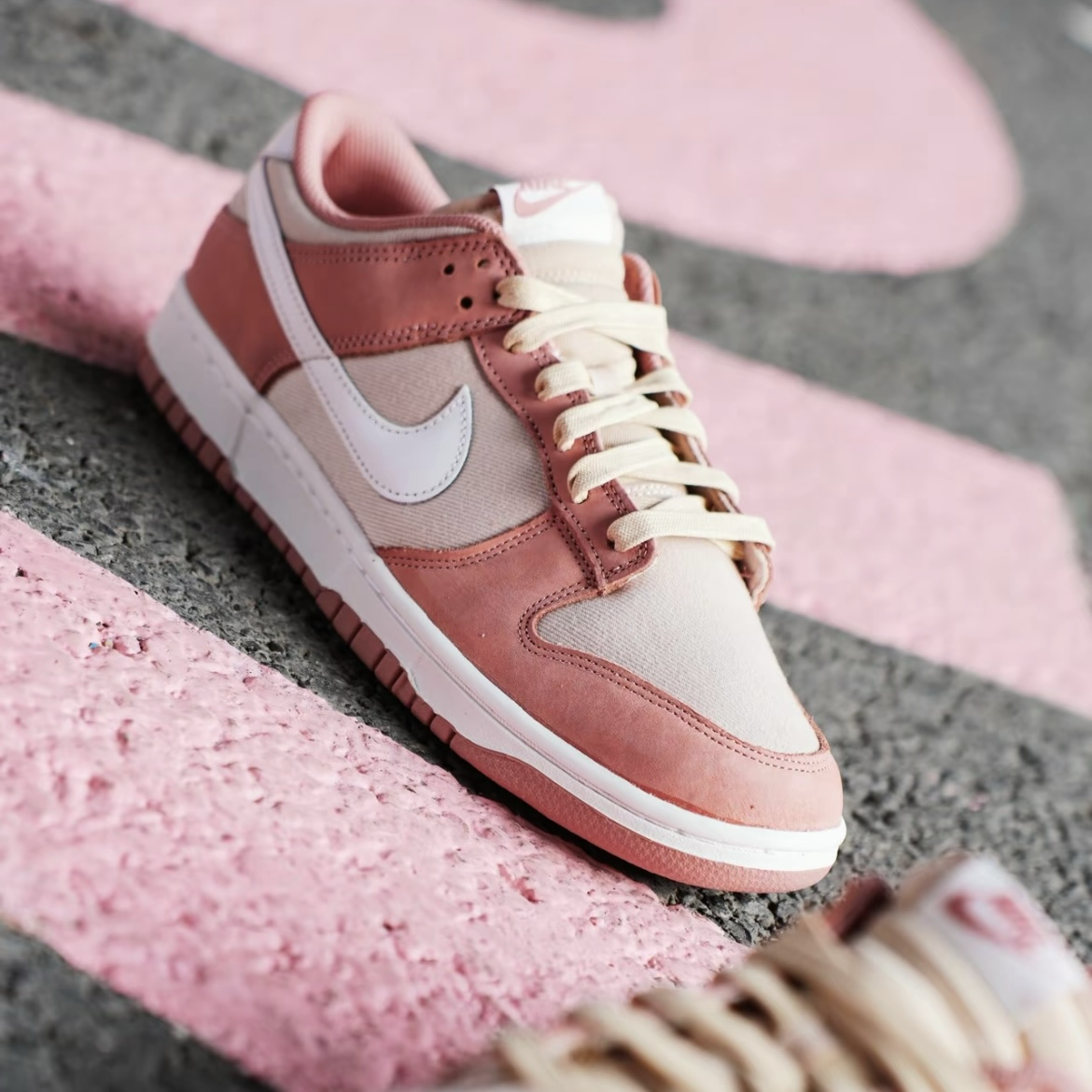 Nike Dunk Low PRM Red Stardust 粉色星塵 粉米白 玫瑰粉 男女同款