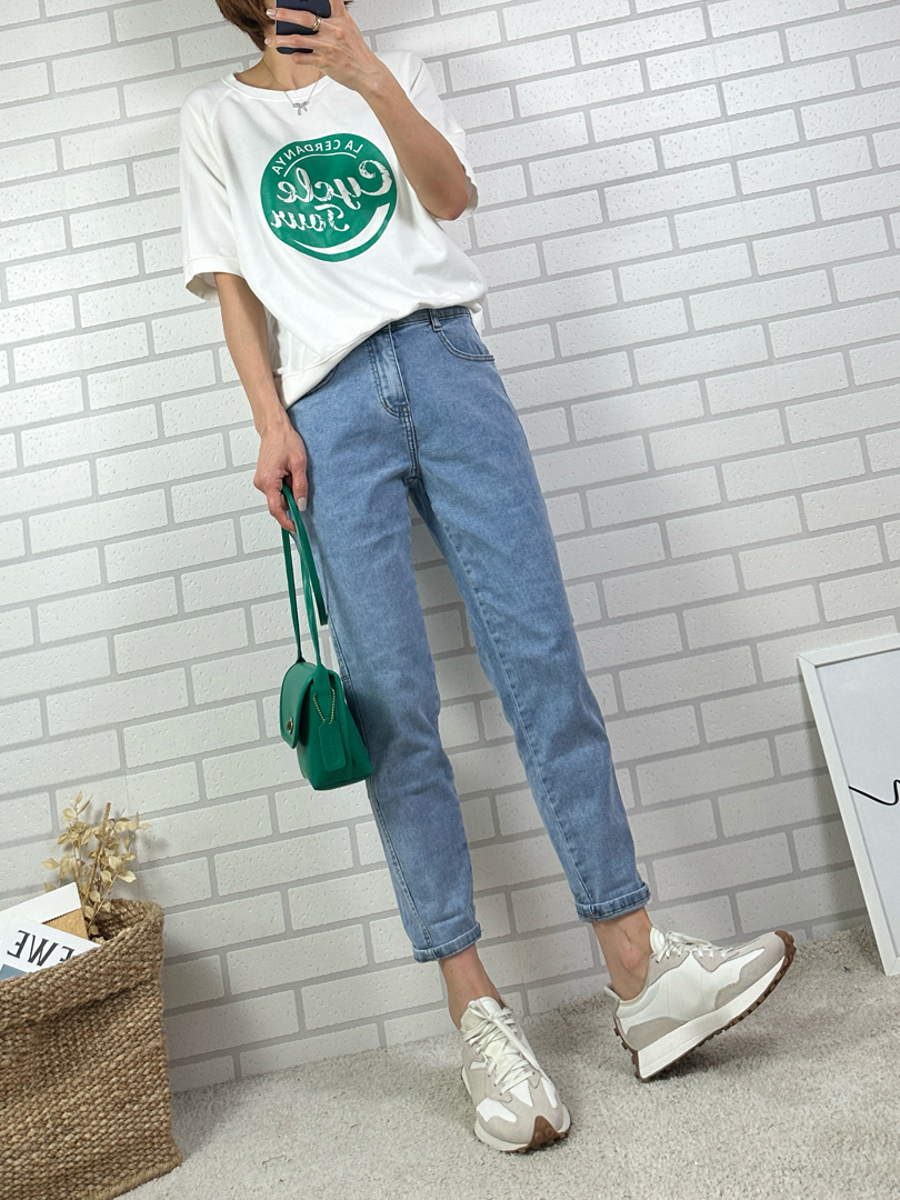 超減齡輕鬆九分牛仔褲 ⚡️搶現貨 ⚡️