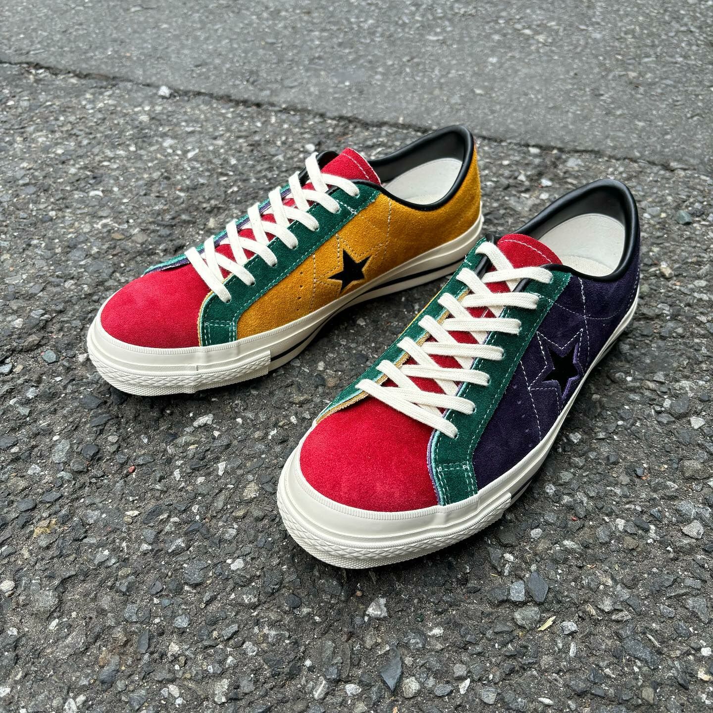 【完売品】CONVERSE　ONE STAR J SUEDE 50th CONVERSE ONE STAR 50周年記念 第2弾のスエード素材のバイカラー