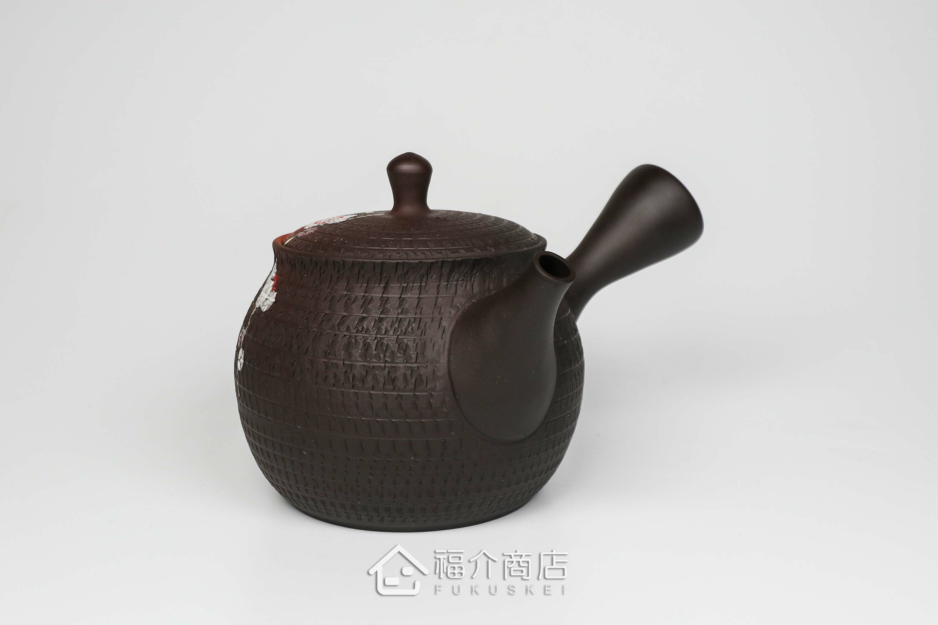 泡茶用的190ml梅花造型陶壺