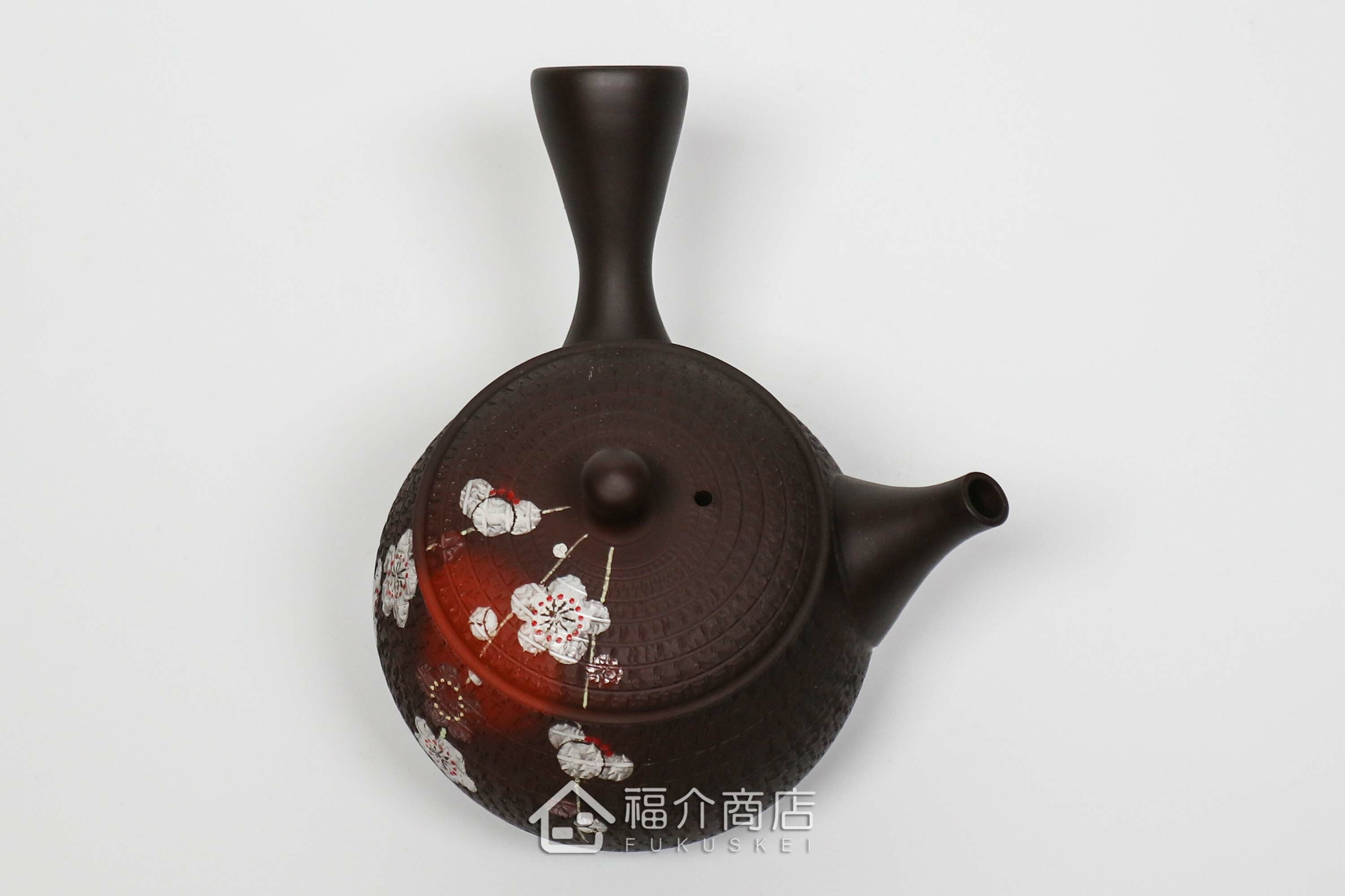 泡茶用的190ml梅花造型陶壺