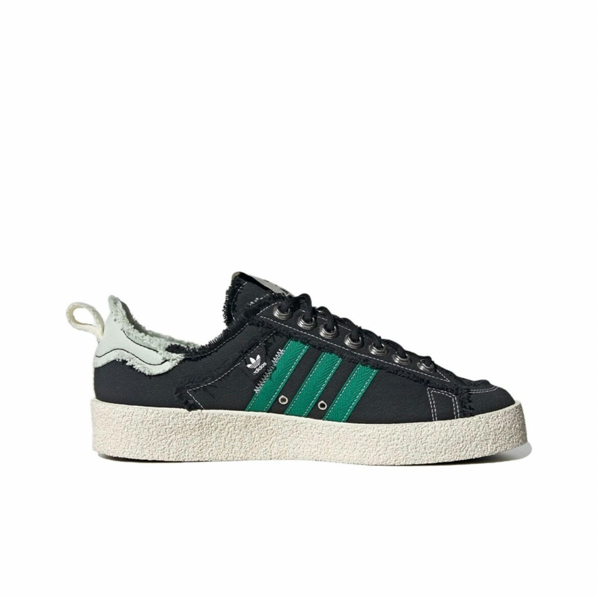 【代購】SONG FOR THE MUTE x adidas originals Campus 80S 減震耐磨 低幫 板鞋 男女同款 黑色ID4791