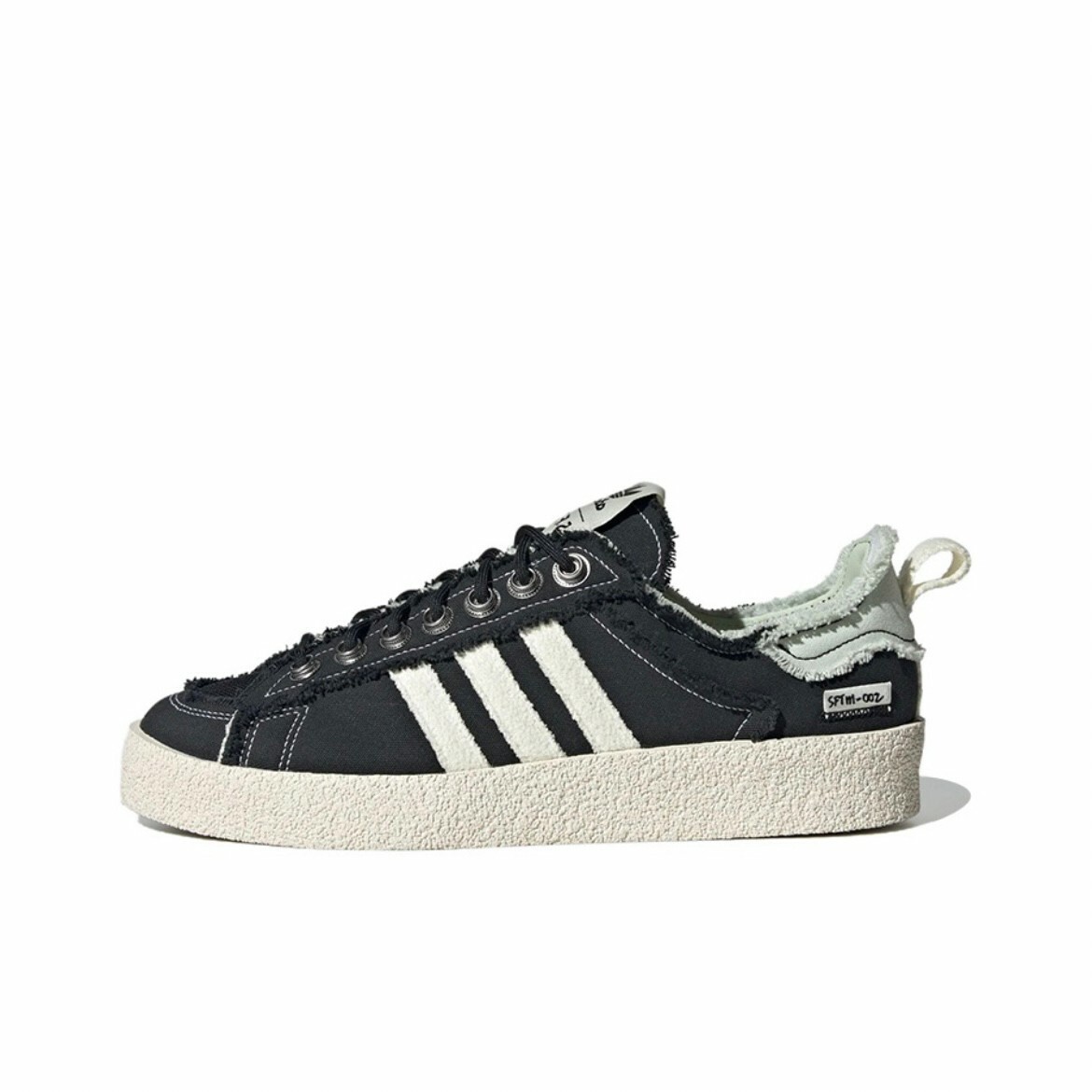 【代購】SONG FOR THE MUTE x adidas originals Campus 80S 減震耐磨 低幫 板鞋 男女同款 黑色ID4791