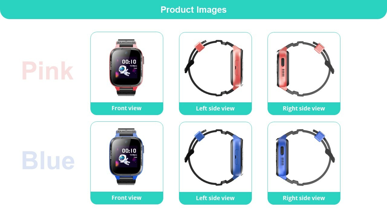 360 Botslab E3 兒童智能手錶  (Red / Blue)