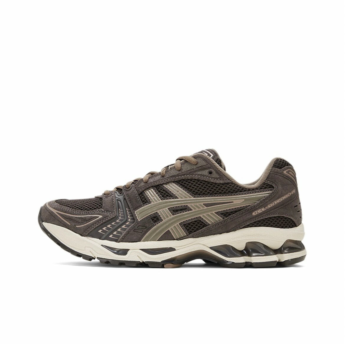 【代購】Asics Gel-Kayano 14 耐磨防滑 低幫 生活休閒鞋男款 褐色1201A161-250