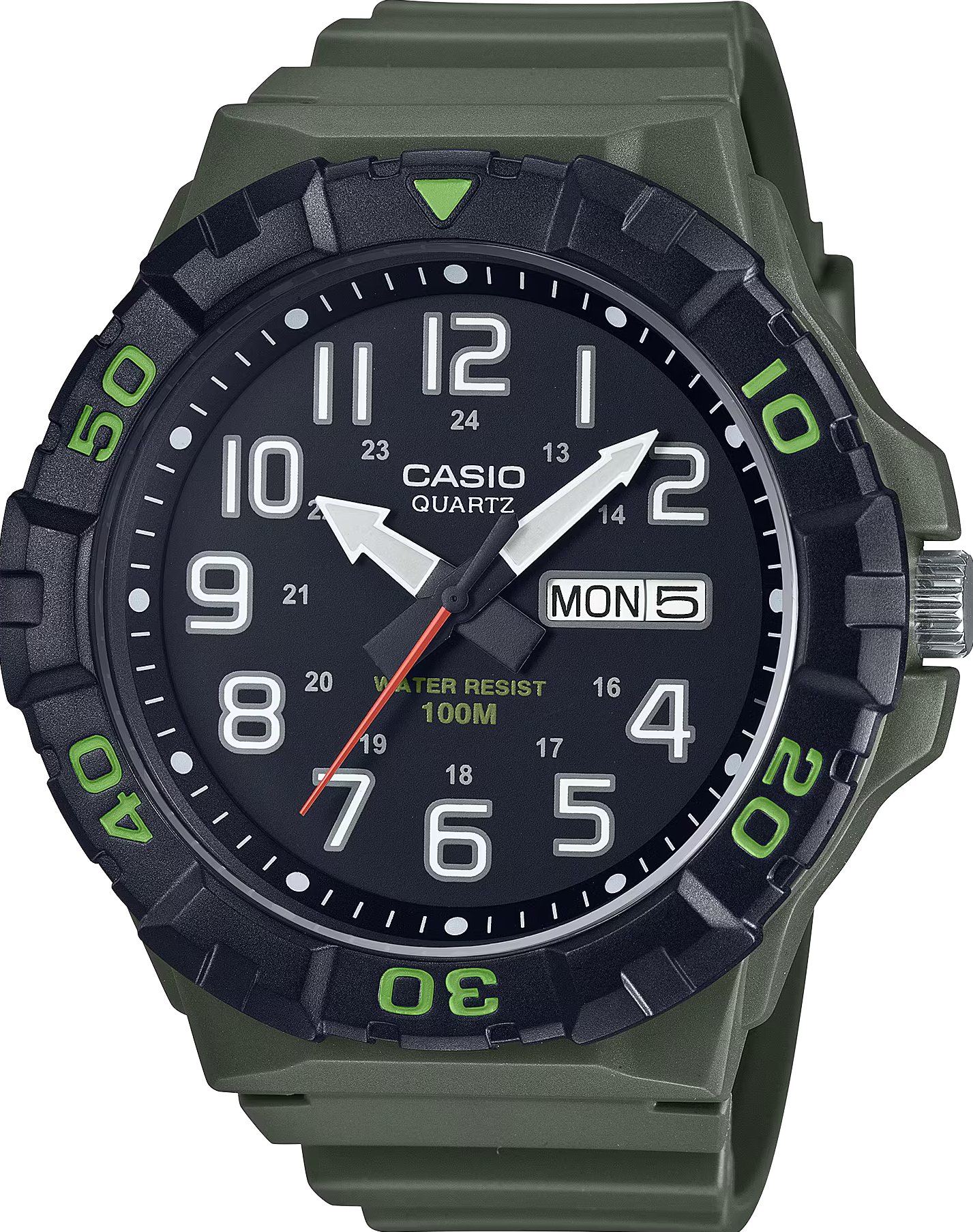 萬年鐘錶 - CASIO  卡西歐  潛水風格簡約休閒款男錶 MRW-210H-3AV 錶徑 : 44.6MM