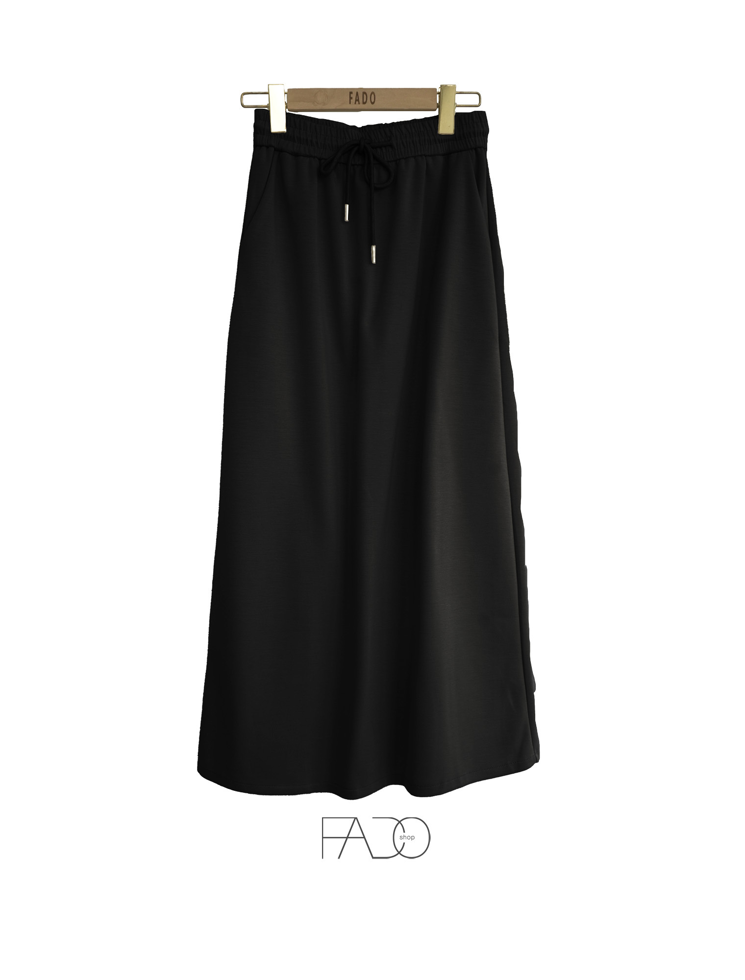 法朵Fado shop｜抽繩太空棉口袋裙 473C002 四色