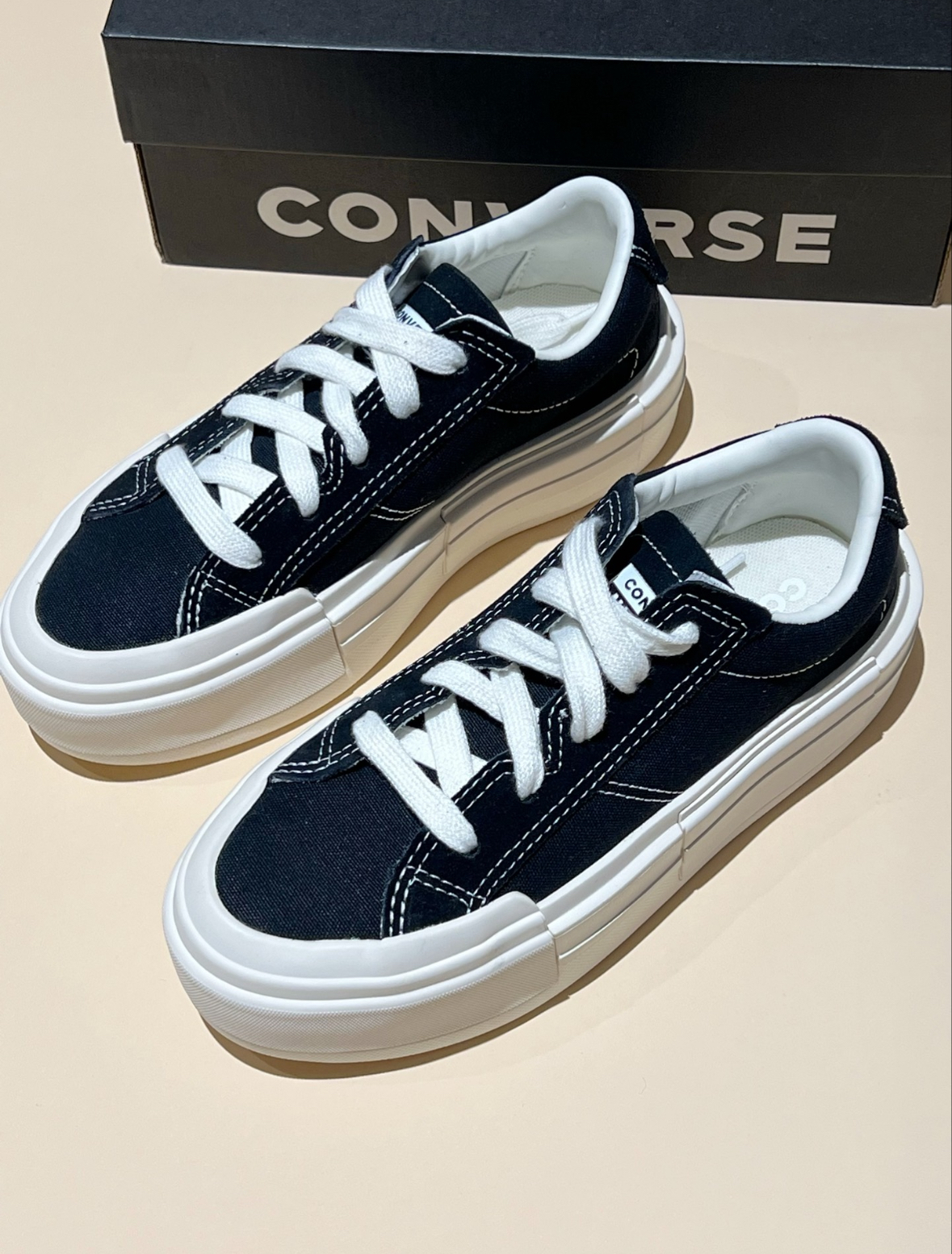 Converse All Star Cruise UU鞋 黑色 低筒 厚底 增高 解構 男女鞋 A08789C/預購