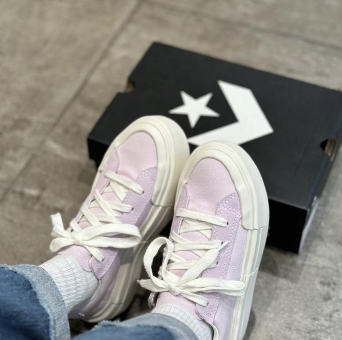 Converse All Star Cruise UU鞋 淡紫色 低筒 厚底 增高 解構 男女鞋 A09841C/預購