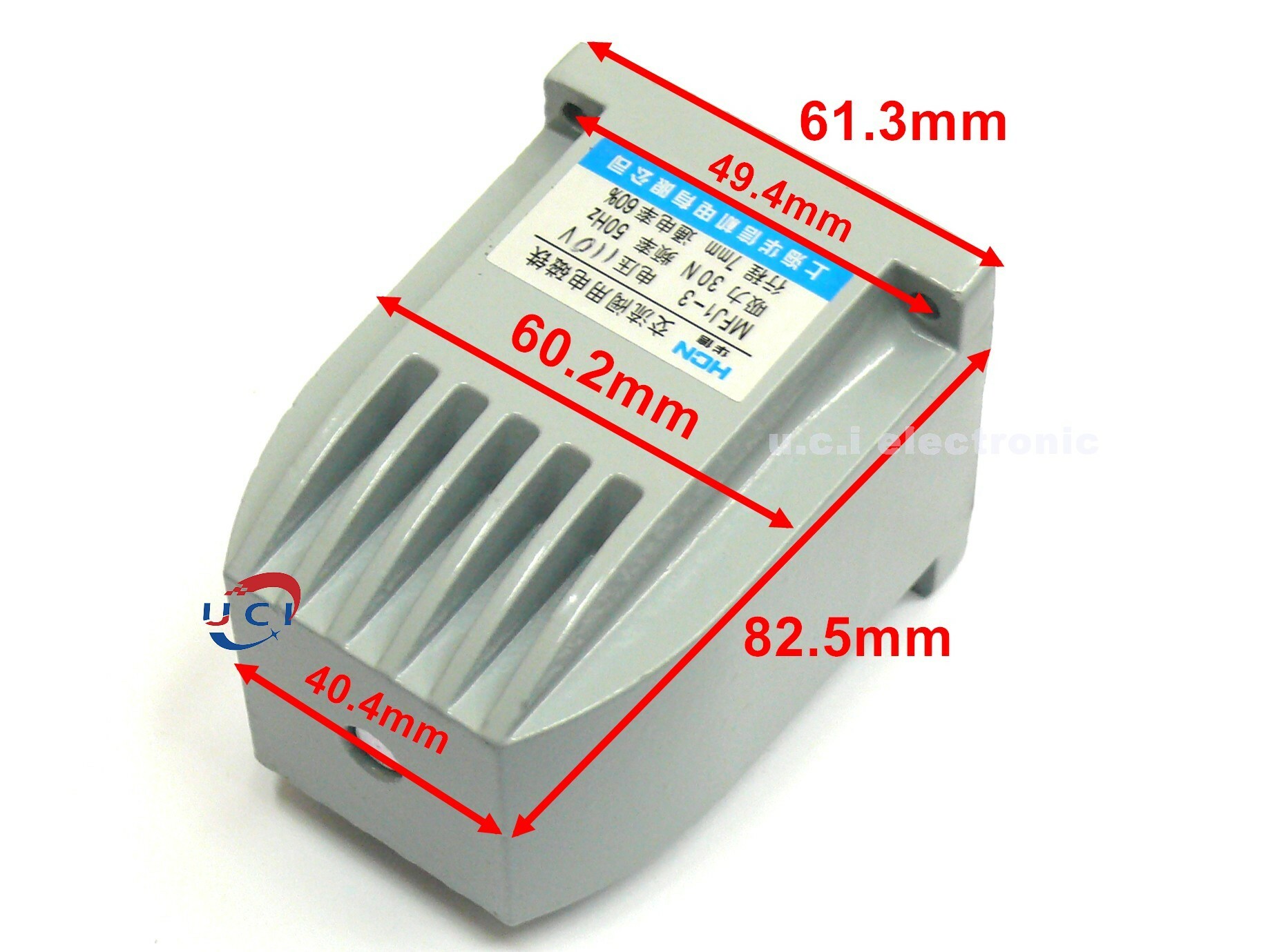 【UCI電子】 (L-21) MFJ1-3交流幹式閥用電磁鐵30N行程7MM 110V 220V