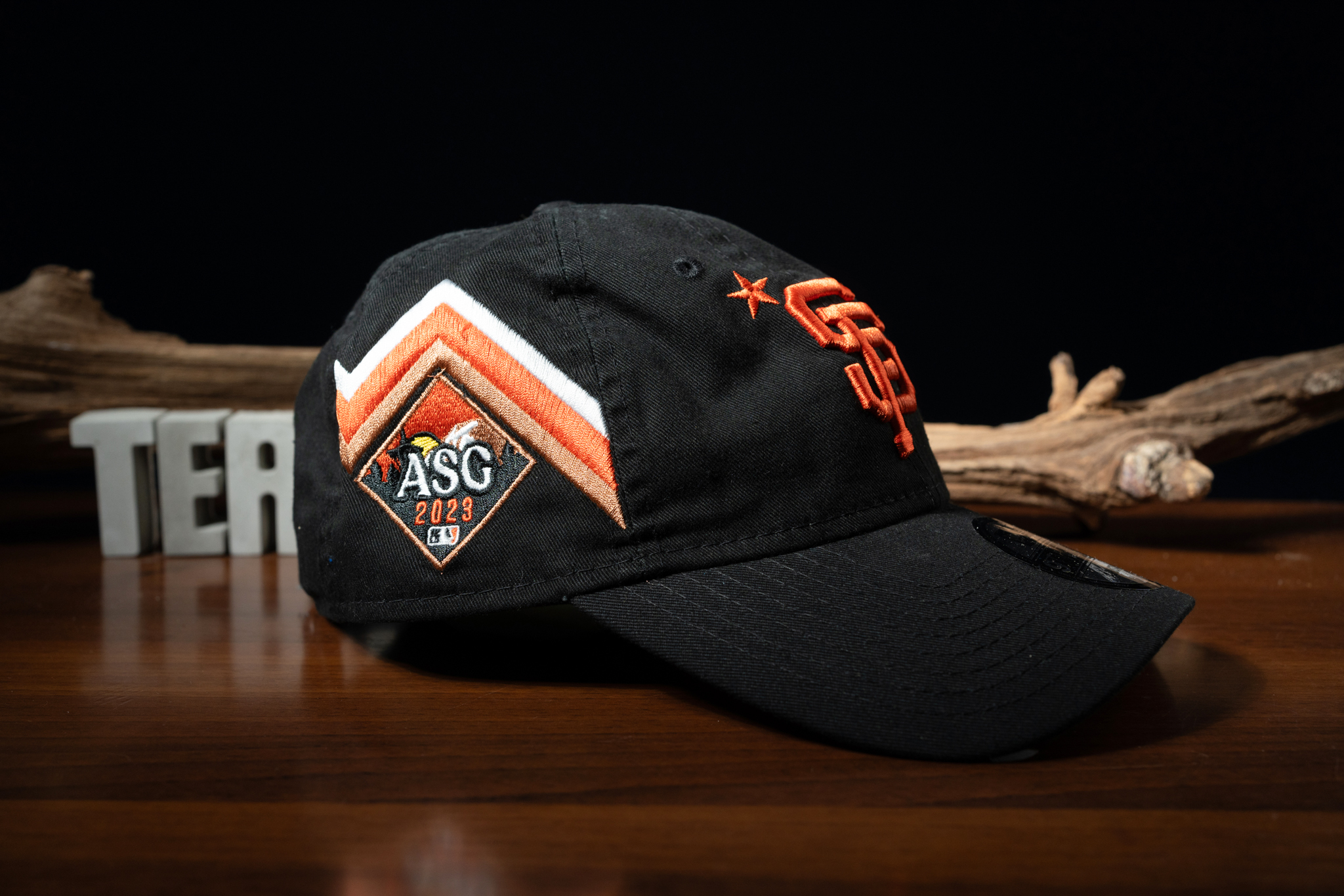 MLB帽子 San Francisco Giants 舊金山巨人 明星賽 黑底橘 老帽 New Era 9TWENTY 可調式 全新