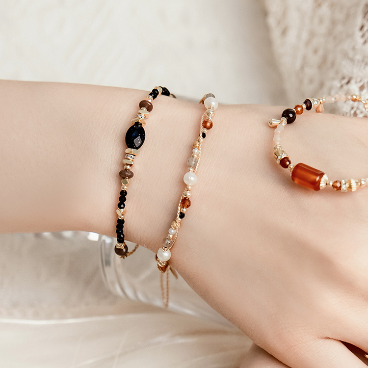 蒲公英記憶 – 橙石榴石 – 手鍊