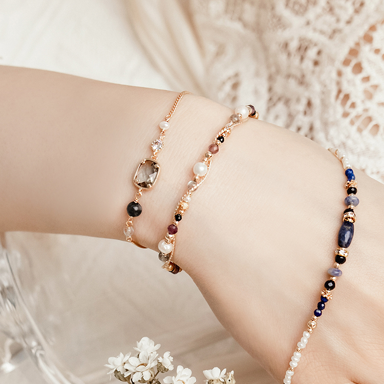 ｜貴人運｜蒲公英記憶 – 紫水晶 – 手鍊