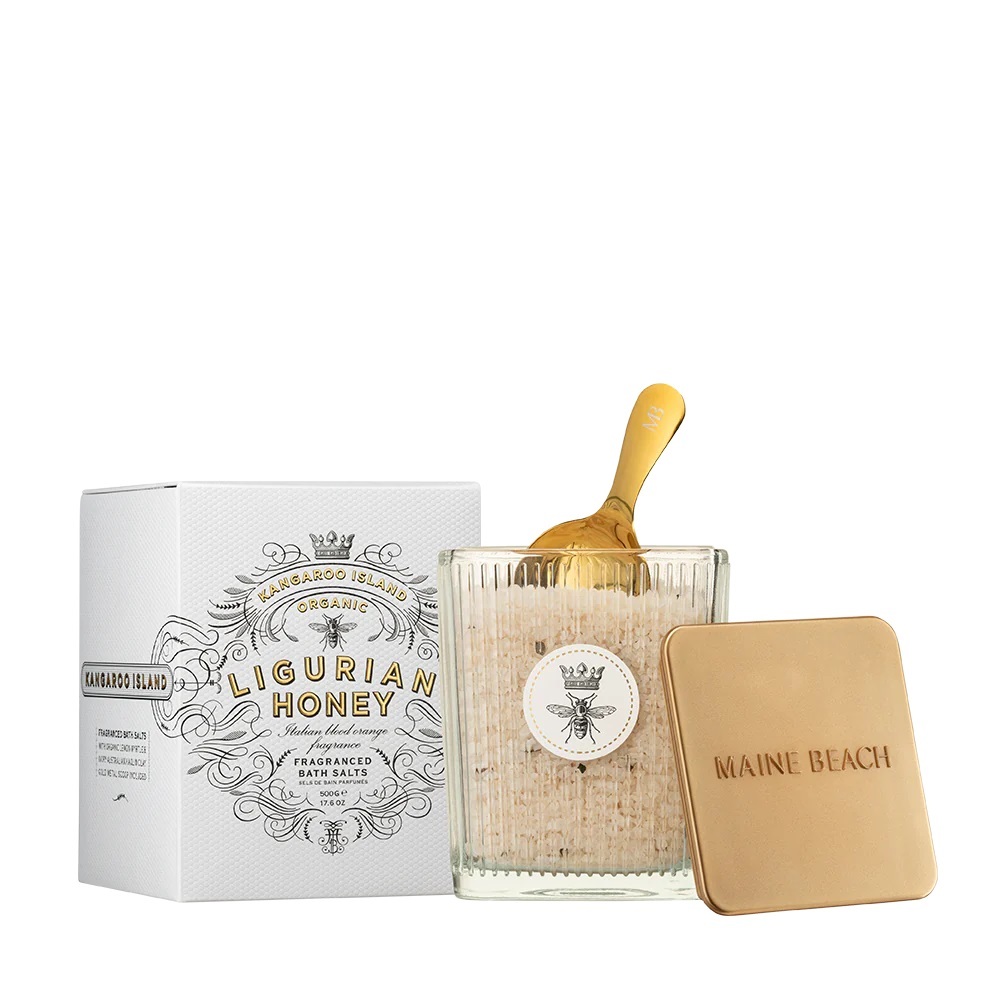 MAINE BEACH - 有機利古里亞蜂蜜香薰浴鹽500g
