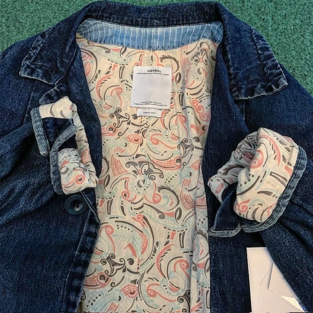 こゆり　visvim MIES COAT INDIGO BORDER Visvim visvim MIES COAT INDIGO BORDER. | Grailed