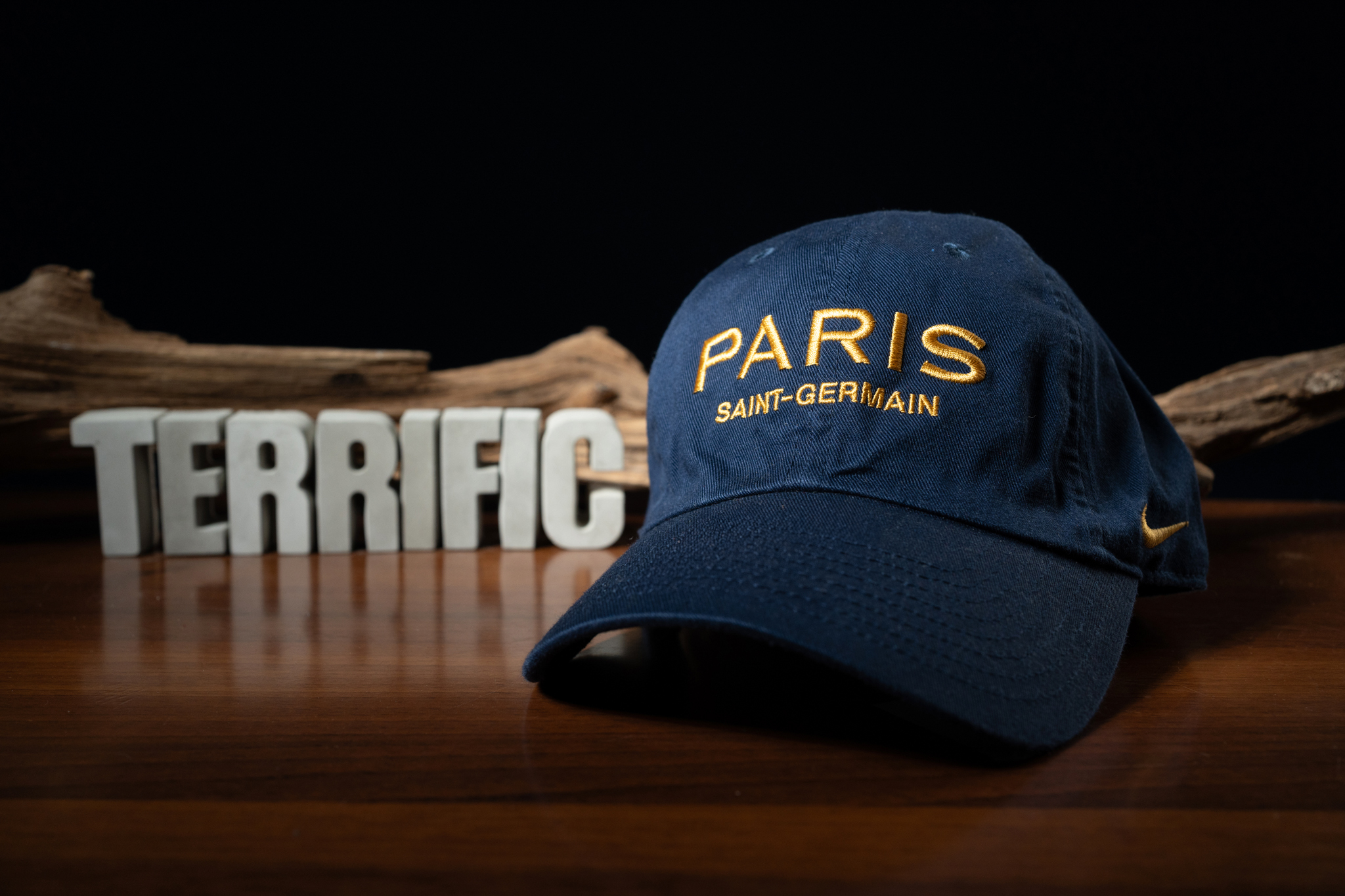 Ligue 1 帽子 Paris Saint-Germain 巴黎聖日耳曼 深藍 金字 法甲 老帽 Nike Heritage 86 可調式 全新