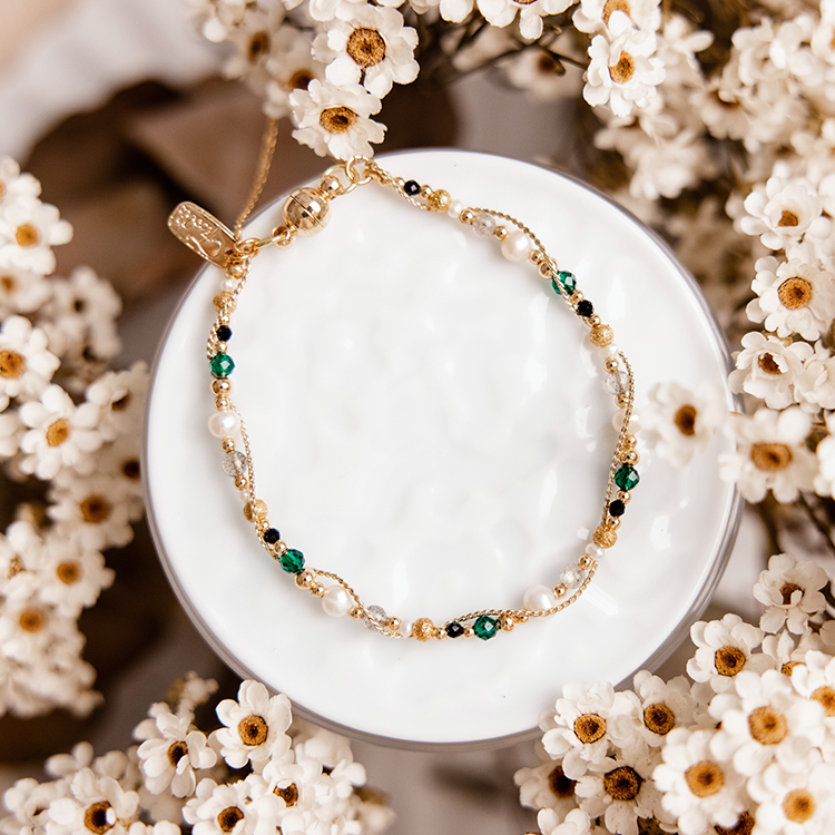 蒲公英記憶 – 祖母綠 – 手鍊